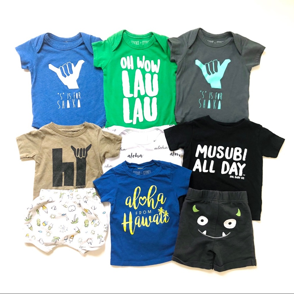 Aloha Spirit Baby Clothes 3-12m
